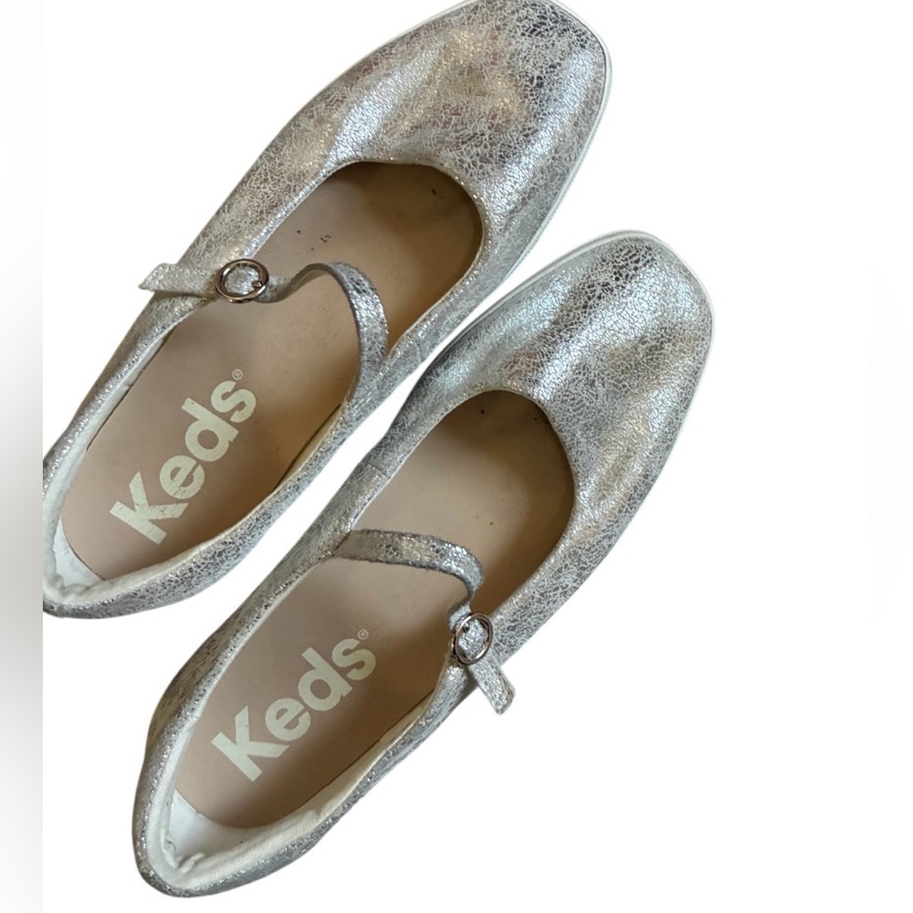 KEDS Silver Metallic Shoes